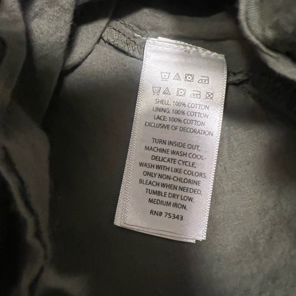 Tommy Bahama Olive Halter Top 24M - Picture 6 of 8